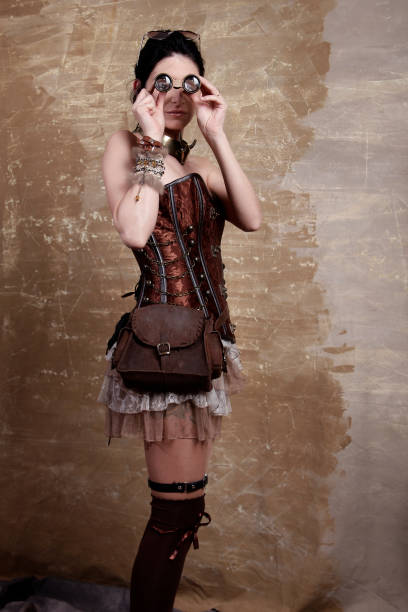 istock Steampunk brigand woman 1126995801