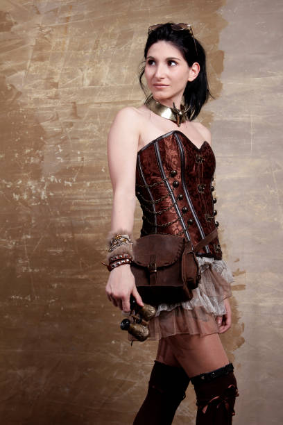 istock Steampunk brigand woman 1126999768