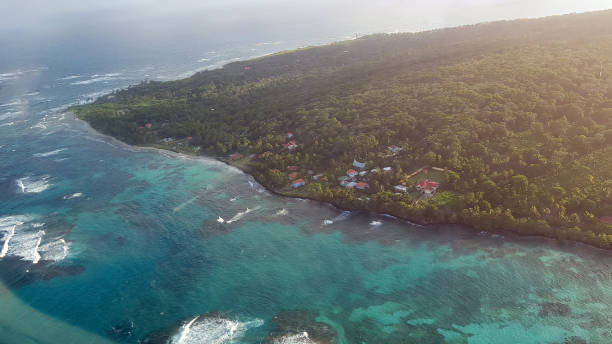 istock Caribbean island above drone view 1127001712