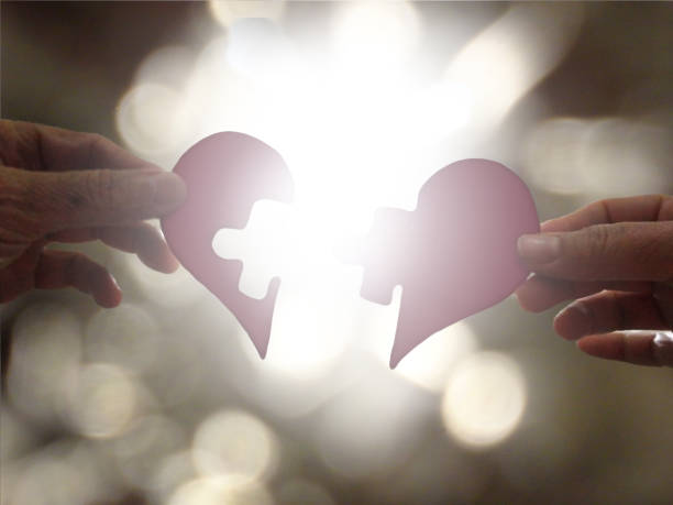 istock Heart of puzzle pieces 1127001854