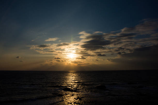 istock Dusk of the sea 1127006672