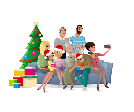 Ilustración de Familia Selfie En Vector De Dibujos Animados Fiesta De Navidad y más Vectores Libres de Derechos de Niño - iStock Ilustración de Familia Selfie En Vector De Dibujos Animados Fiesta De Navidad y más Vectores Libres de Derechos de Niño - iStock