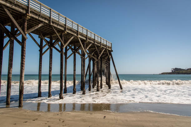 istock Pacific Ocean Pier in Northern California 1127018169