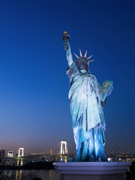 istock Statue of Liberty in Odaiba 1127029685