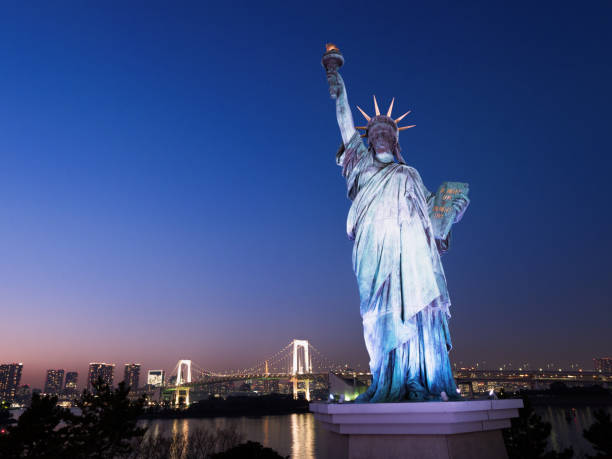 istock Statue of Liberty in Odaiba 1127029702