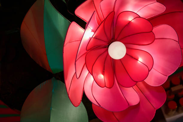 istock Close up artificial Blossom flower background 1127043400