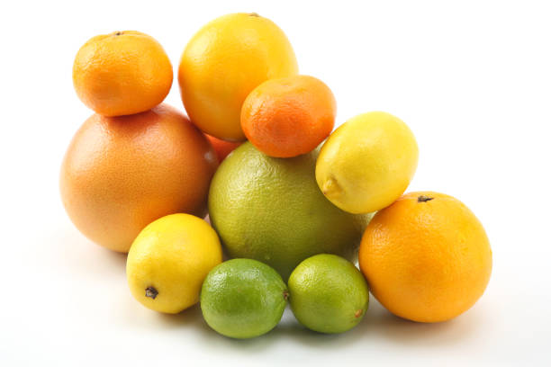 istock different citrus fruits on white background 1127044350