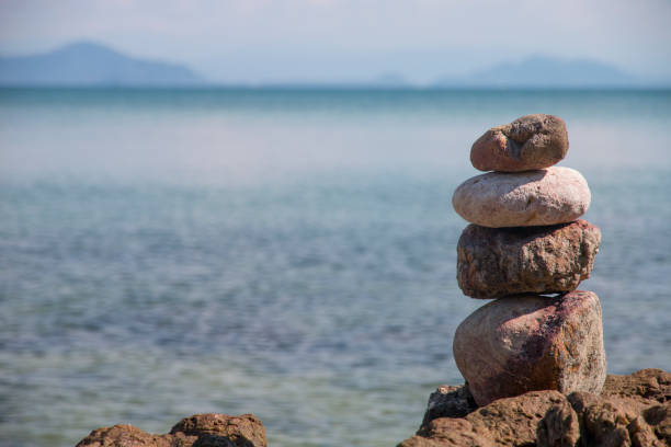 istock Pebbles and stones on the beautiful beach 1127046610