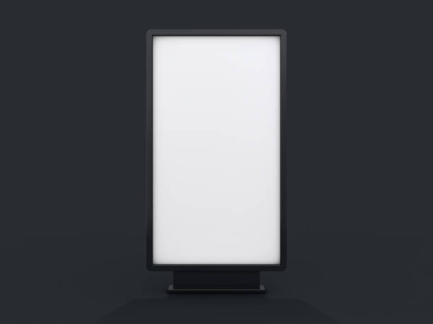 istock Mock up. Blank billboard outdoor advertising, public information board. 3D 1127053958