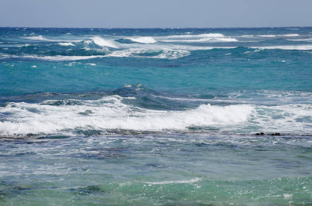 blue ocean wave background, Uluwatu, Bali, Indoesia