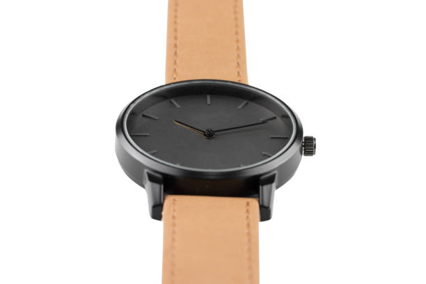 istock wristwatch isolated on white background - clipping paths 1127059492