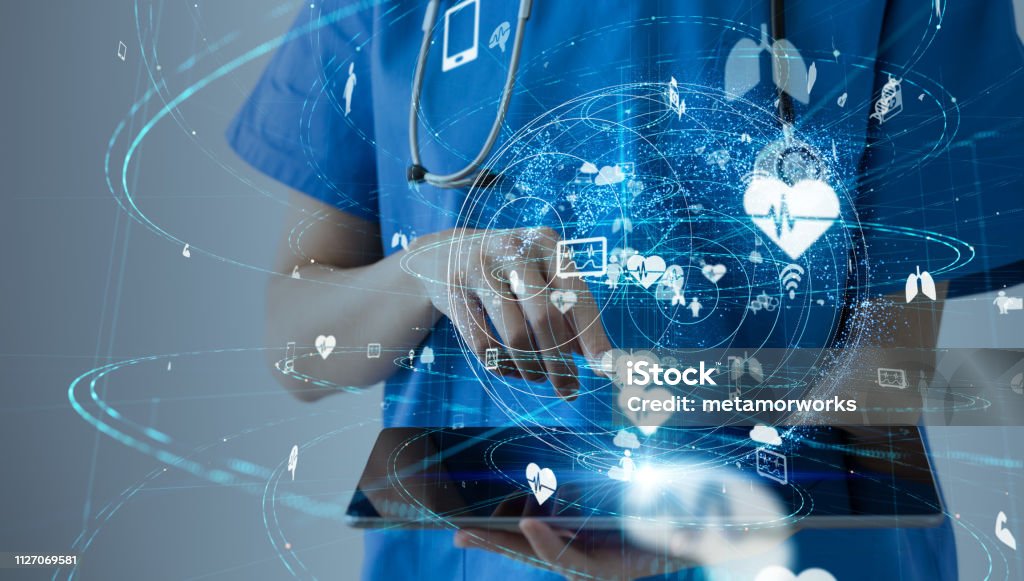Medical technology concept. Healthcare And Medicine Stock Photo