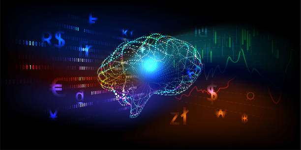 istock Abstract Artificial intelligence, great concepts for money transfer,currency, or stock exchange. Futuristic user analyzes infographics, online trading and e-commerce. 1127074045