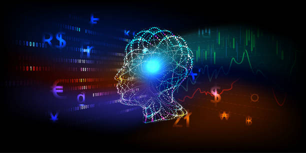 istock Abstract Artificial intelligence, great concepts for money transfer,currency, or stock exchange. Futuristic user analyzes infographics, online trading and e-commerce. 1127074084