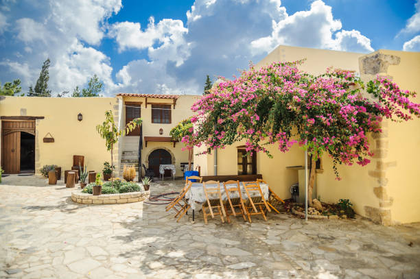 istock The courtyard of the monastery 1127075993