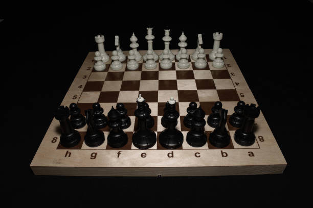 istock Chessboard and the chessmen like a leisure theme 1127077651