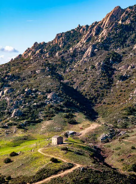 an isolated sheepfold in Corsica