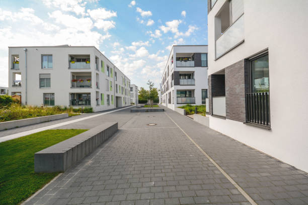 istock Cityscape with new modern residential buildings 1127082888