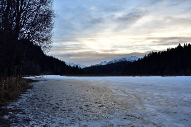 istock Iced lake in Pian Gembro. 1127086652