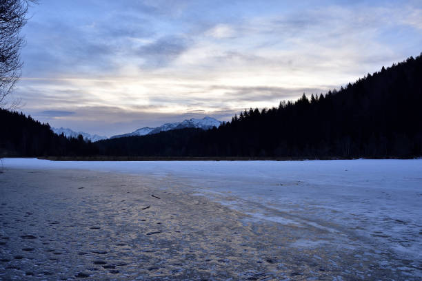 istock Iced lake in Pian Gembro. 1127087291