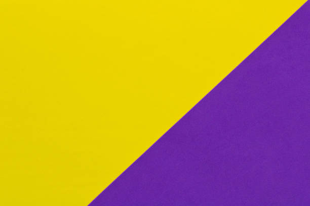 istock Color Trends background. Yellow purple abstract geometric background. 1127089748