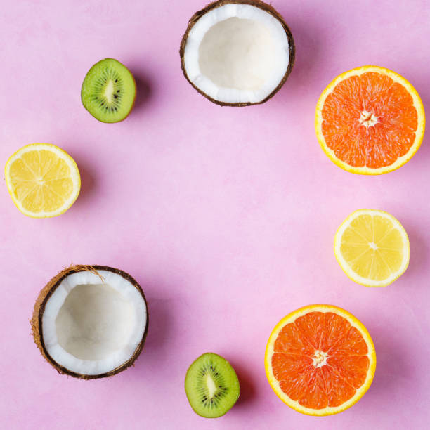 istock summer vacation, travel, tropical fruits concept 1127097664