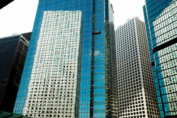 istock Abstract Windows Glass Fragment of Building 1127098943