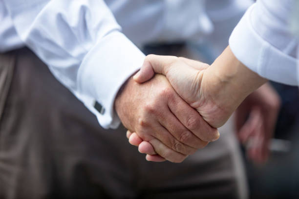 istock Close-up of a handshake 1127103412