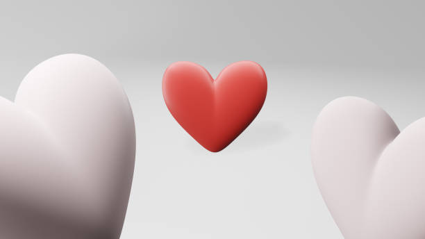 istock 3D illustration of Heart icon. 1127103614