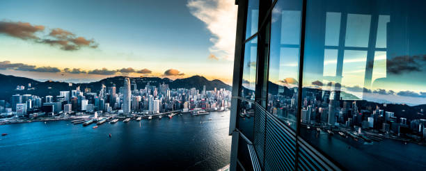 istock Businessman in a skyscraper, Hong Kong 1127106299