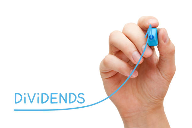 istock Increasing Dividends Investment Business Graph Concept 1127107304