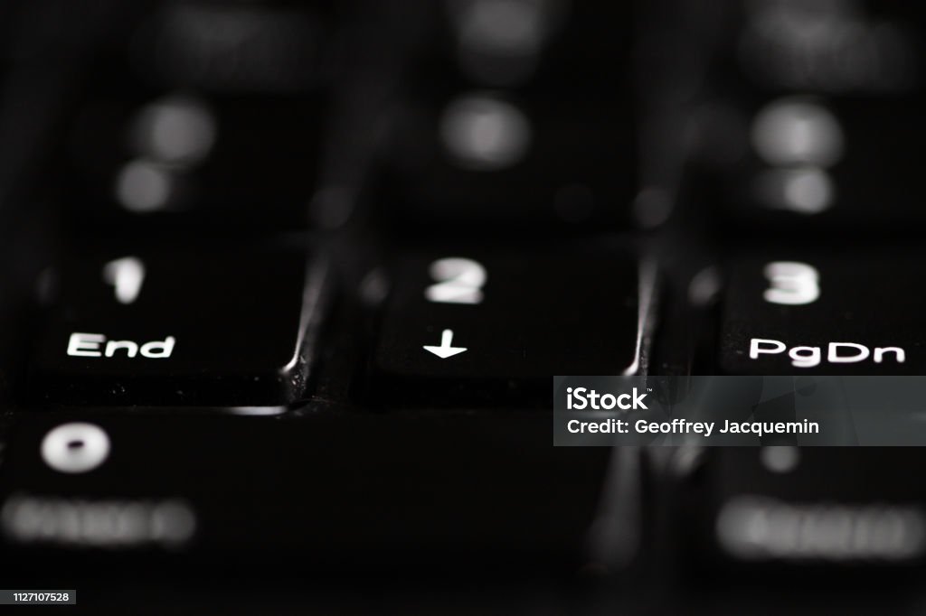 Computer keyboard Keypad Belgium Stock Photo