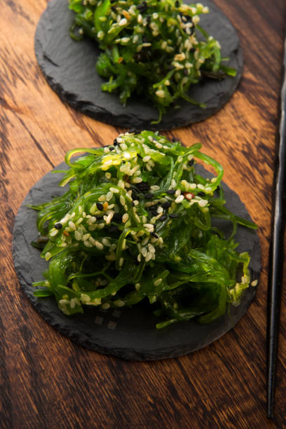 istock Spicy wakame salad 1127107580