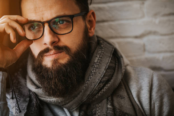 Portrait of handsome young man