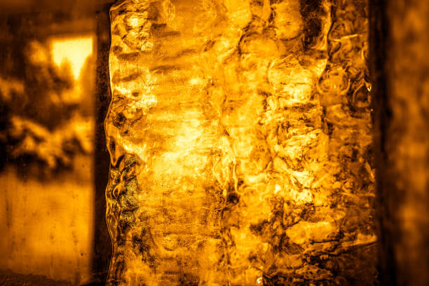 istock Very large icicles close up photo 1127117441