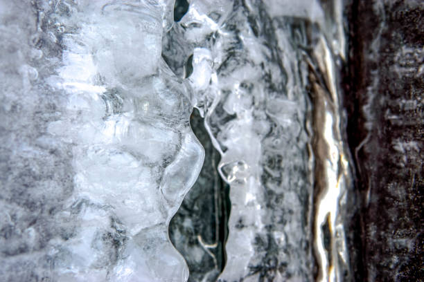 istock Very large icicles close up photo 1127117482