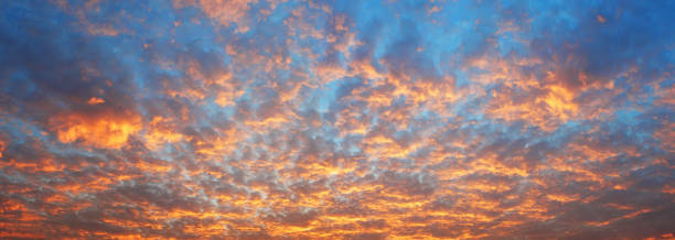 istock panorama sky and clouds in sunrise 1127122290