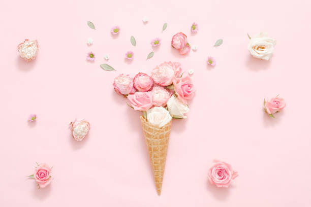 istock conceptual art rose bouquet present festive 1127122340