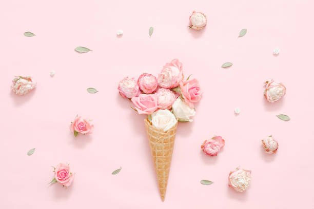 istock mother celebration conceptual pink flower present 1127122590