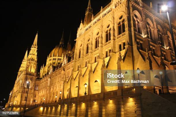 Parliament Building Stock Photo - Download Image Now - Budapest, Dusk, Horizontal
