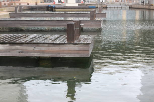 istock Wood Jetties in Cape Town 1127122746