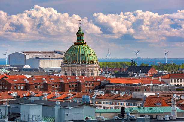 istock Aerial view of Copenhagen, Denmark 1127125351