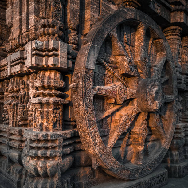 Konark Temple Shot on Huwaei Honor Play.
This ancient architecture is Sun Temple of Konark, Odisha. chariot wheel at konark sun temple india stock pictures, royalty-free photos & images
