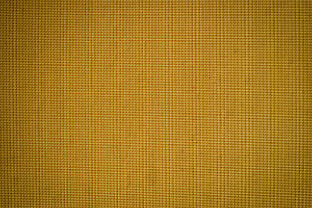 istock Close up of dirty pattern texture yellow curtain. Use for background or wallpaper. 1127129395