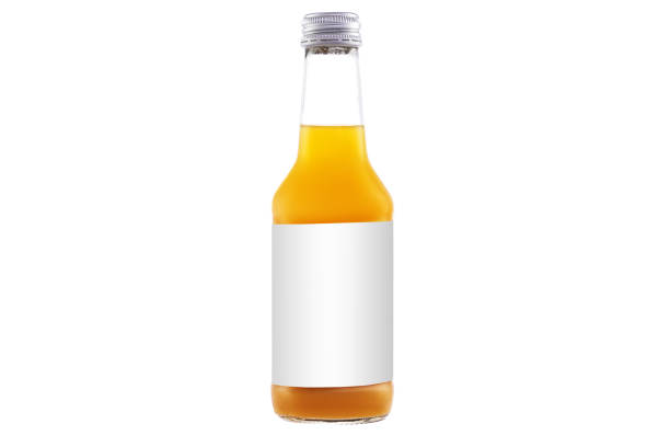 istock Juice organic smoothie in a bottle isolated with clipping path on white background 1127129463