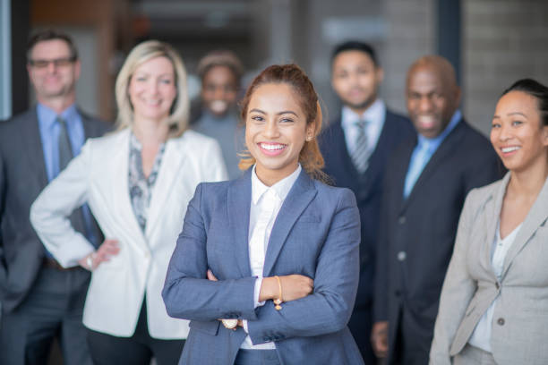 istock Smiling Businesspeople 1127132389