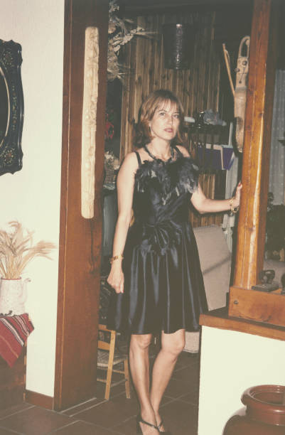 Young woman at party in 1968