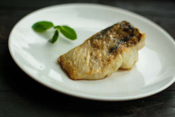 istock Fish and Fries (white fish with salmon, portion). food background. copy space 1127135467