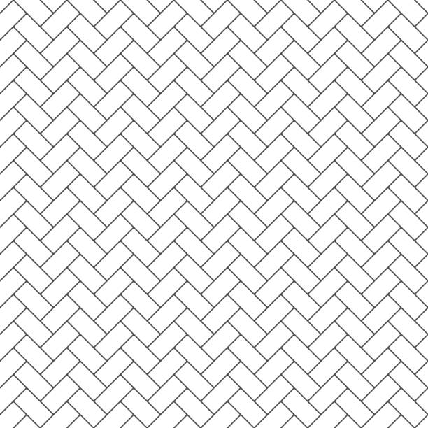 ilustraciones, imágenes clip art, dibujos animados e iconos de stock de patrones sin fisuras de baldosas de metro - chevron pattern repetition zigzag