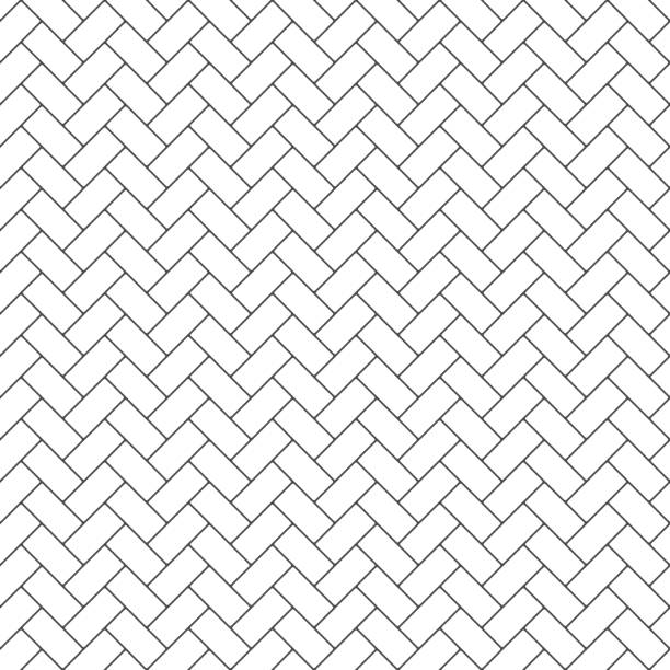 kafelek metra bez szwu wzór - seamless brick repetition pattern stock illustrations